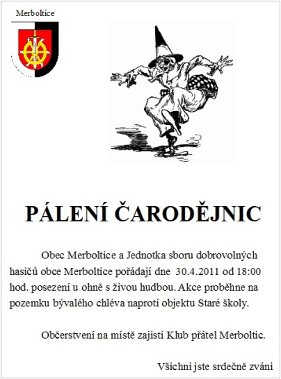 Pálení čarodějnic 2011